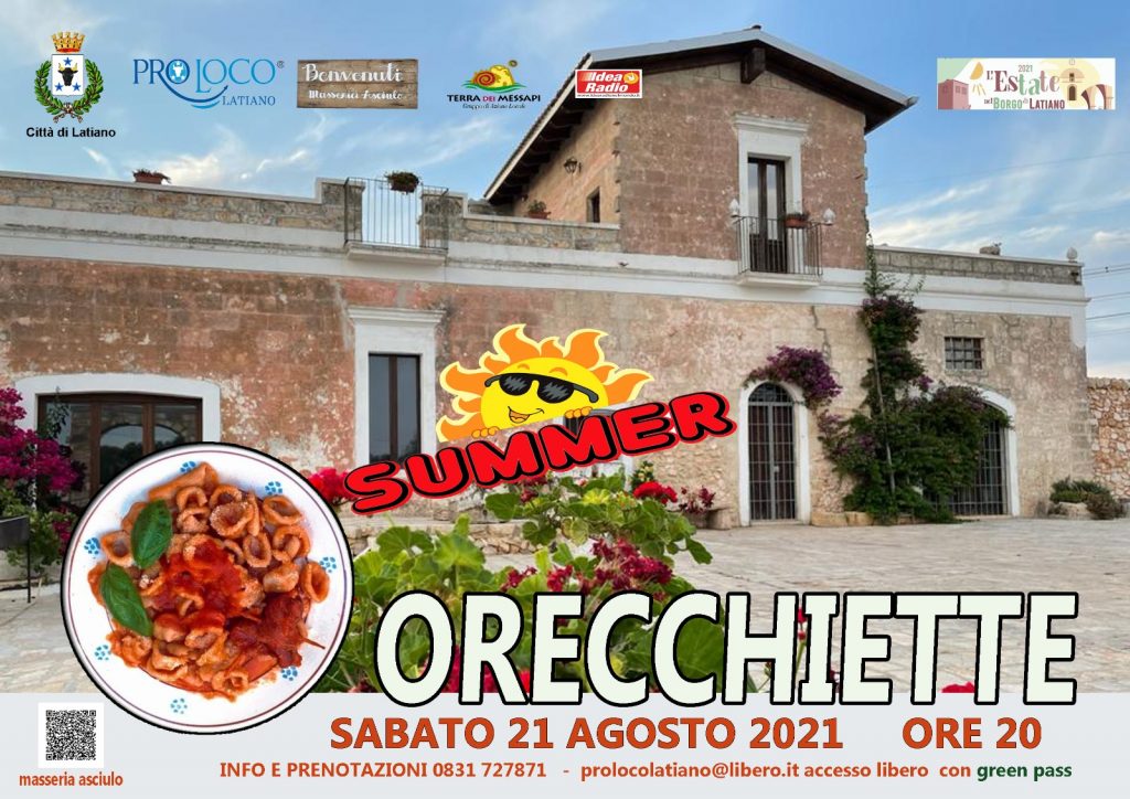 Orecchiette summer