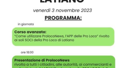 Presentazione dell’app ProLoco News