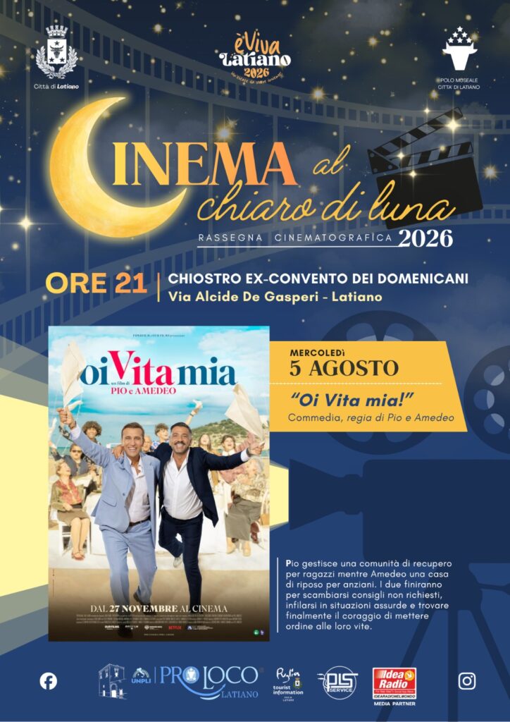 CINEMA AL CHIARO DI LUNA – 1ª  SERATA